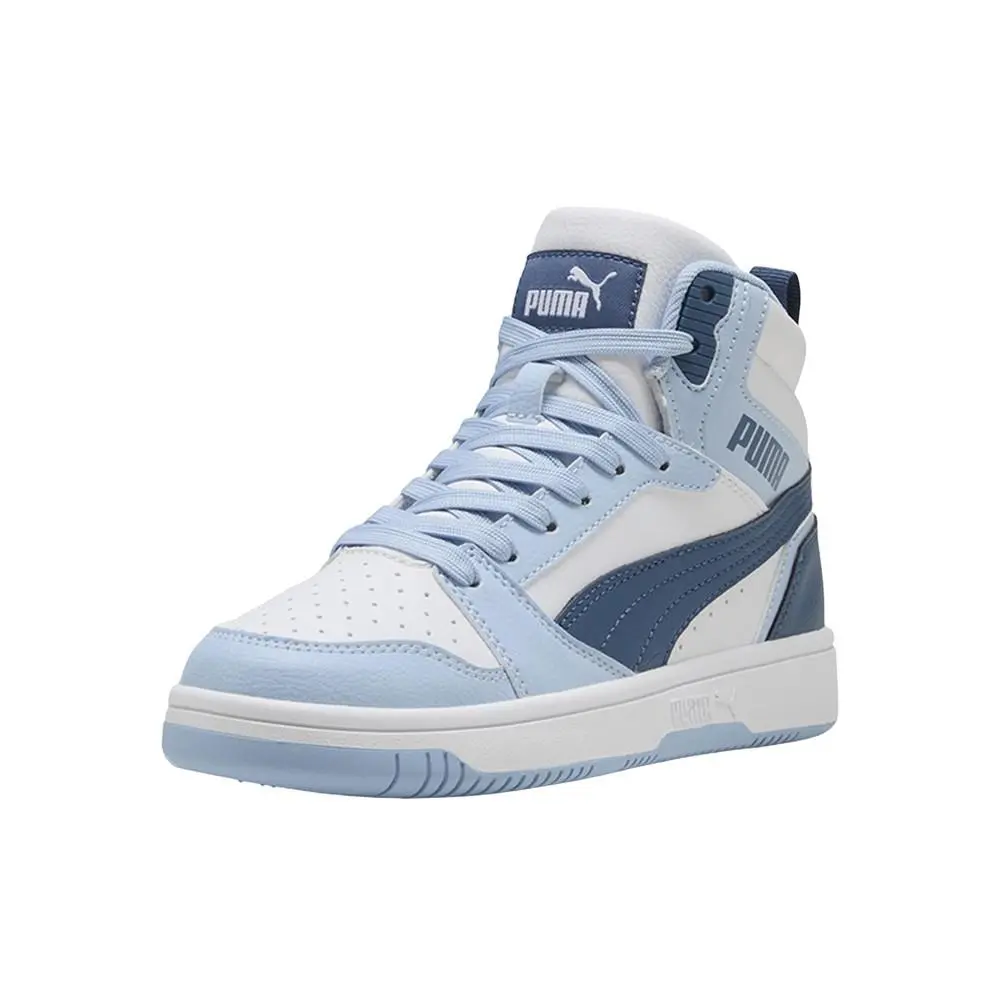 Puma shoes - PUMA Rebound V6 Mid High Top  Youth - 39383132 - Blue, White 7