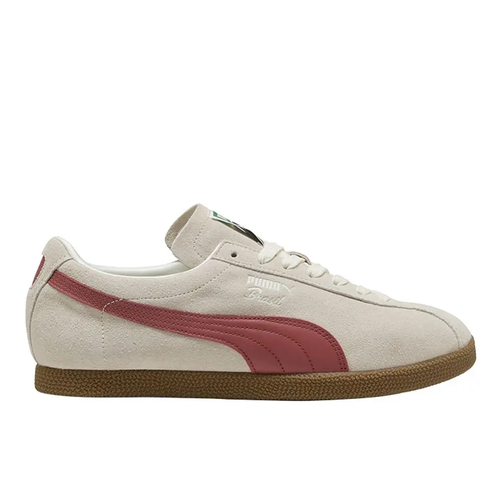 Brasil Lace Up Mens White Sneakers Casual Shoes 40104811 by Puma