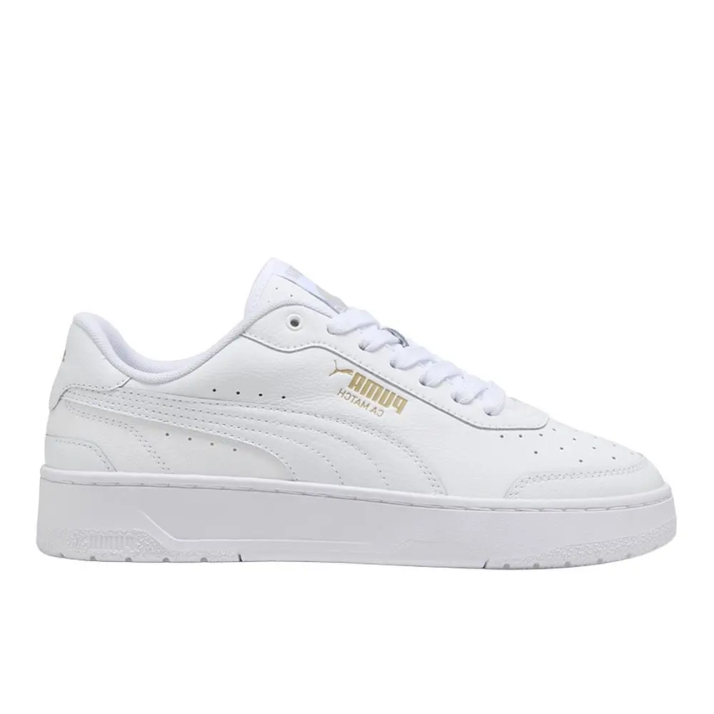 Puma Ca Match Lace Up Mens White Sneakers Casual Shoes 40077907