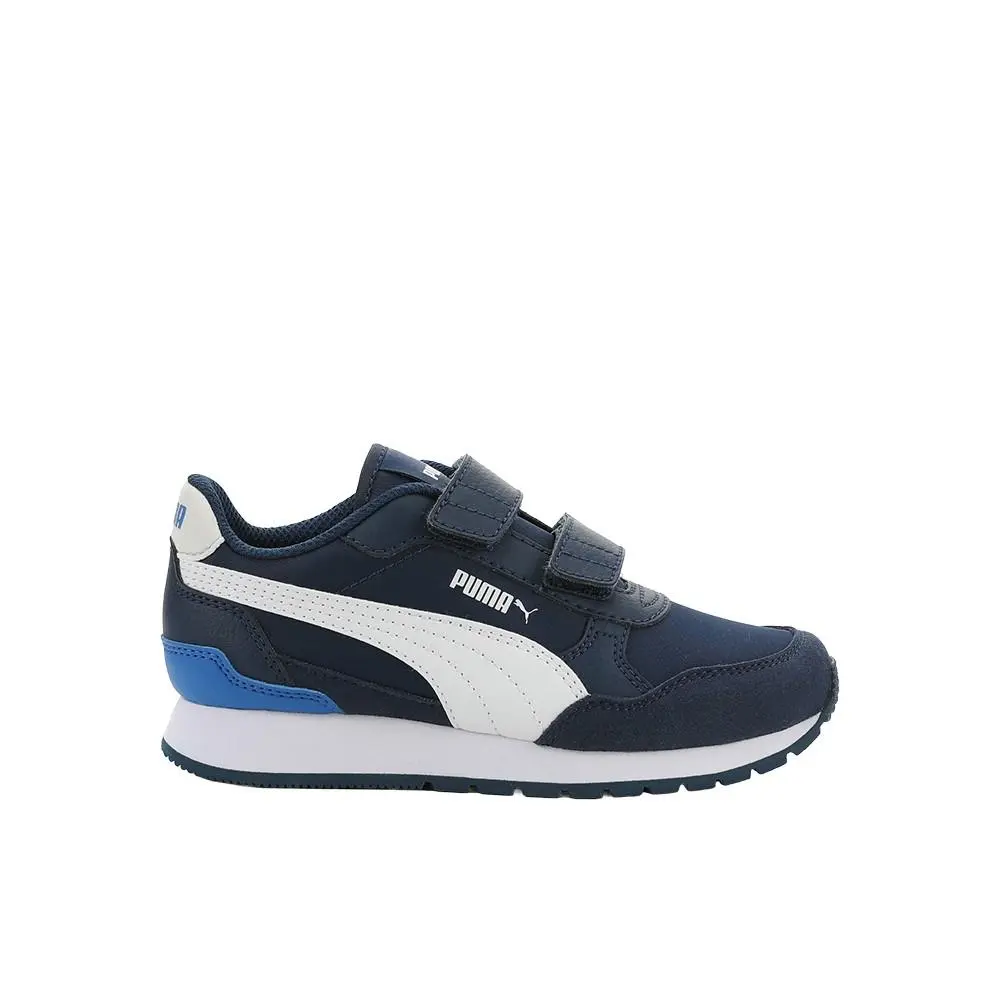 Puma St Runner V4 Nylon Slip On Youth Boys Blue Sneakers Casual Shoes 39974009