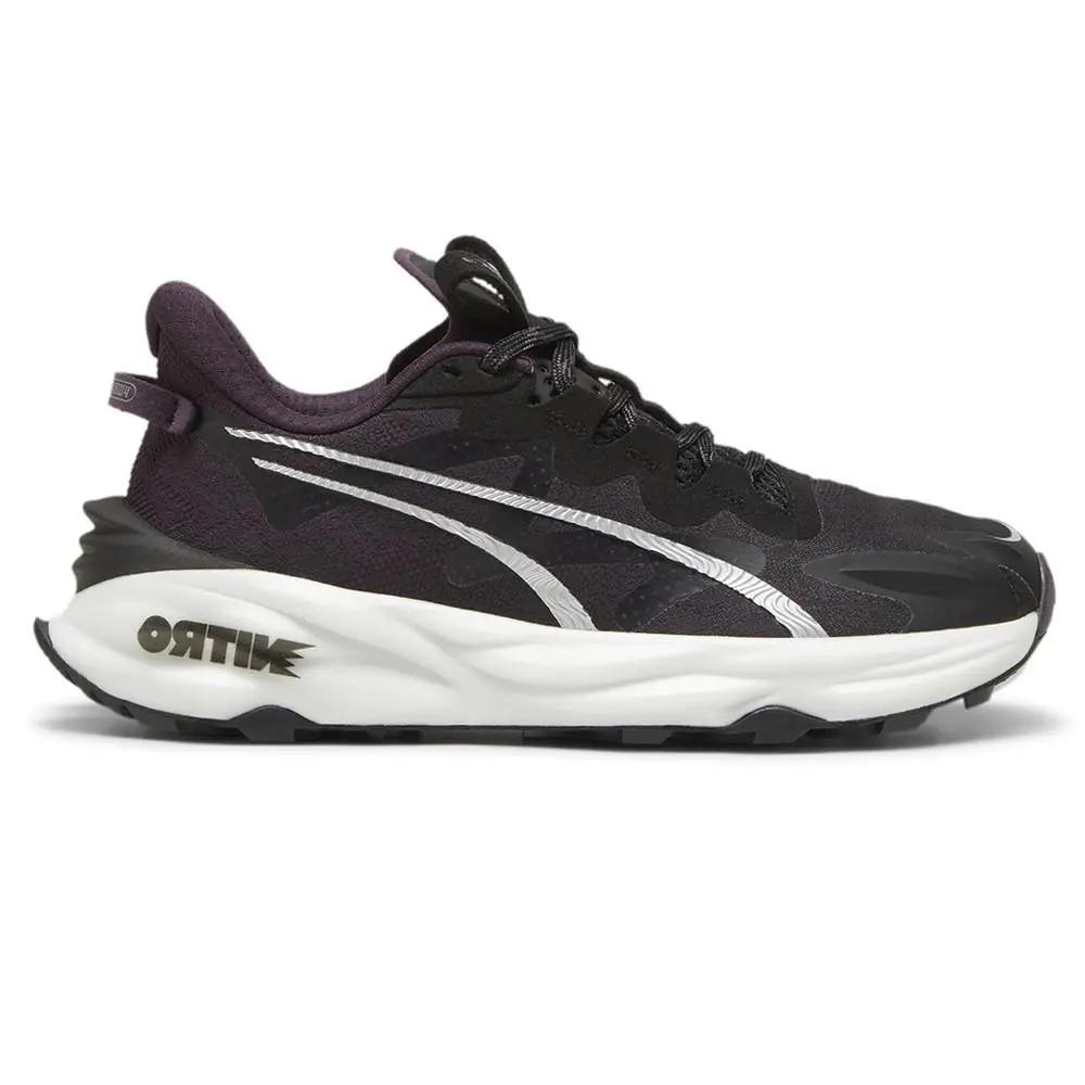 Puma Fasttrac Nitro 3 Trail Running Womens Black Sneakers Athletic Shoes 379787