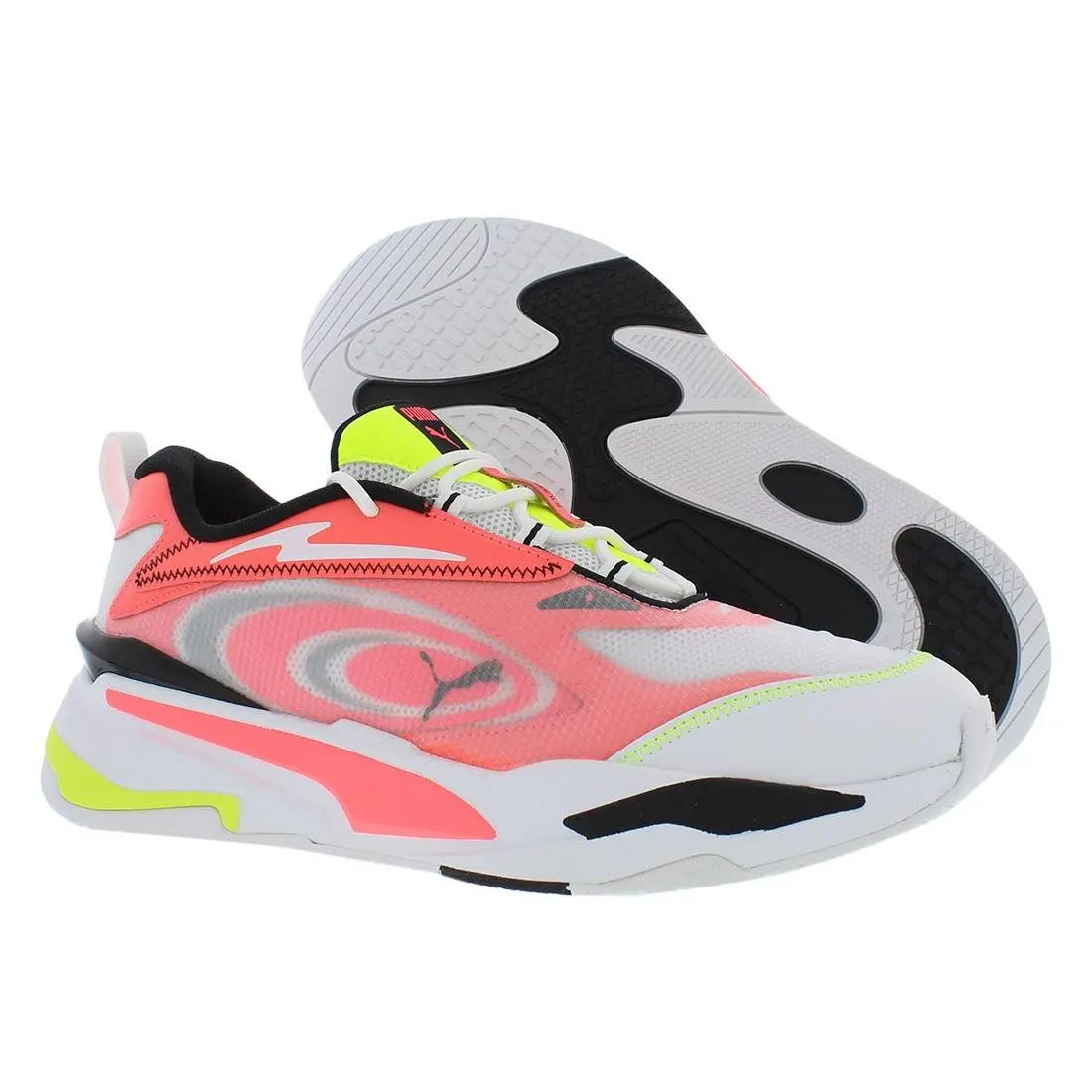 Puma shoes - Pink/Volt/White, Main: Pink 4