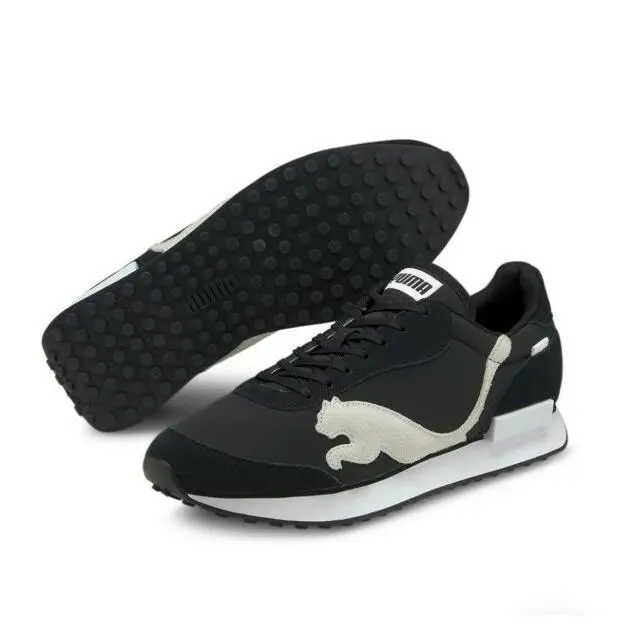 Future Rider The Cat `black White` 380864-02Men`s Running Shoes by Puma