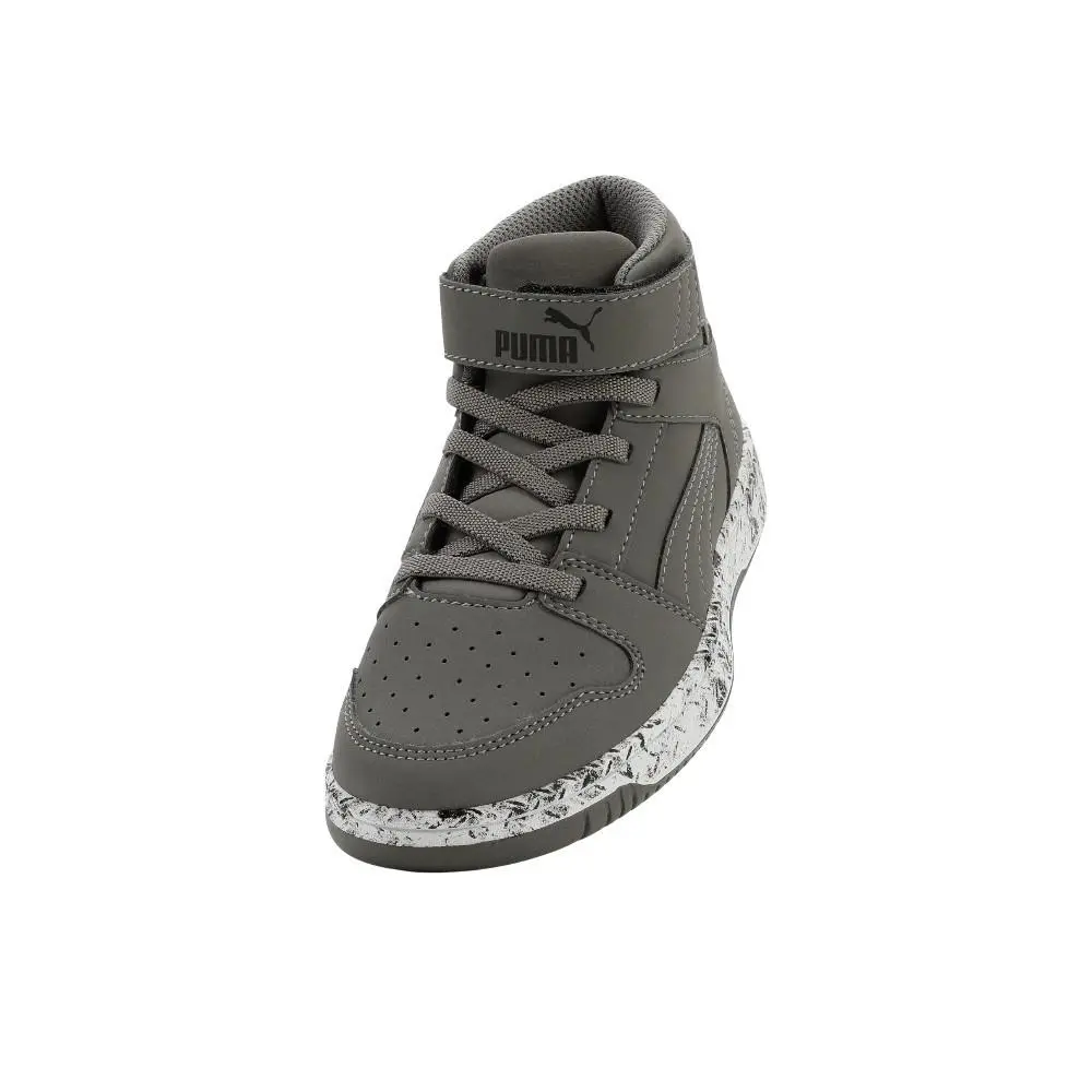 Puma shoes - PUMA Rebound Layup Nbk Trek Lace Up  Youth - 40644701 - Grey 4