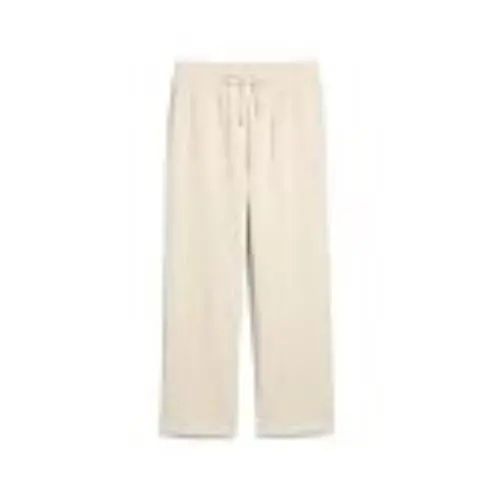 Mens Class Relaxed Pinnacle Pintuck Fleece Sweatpants Casual - White - Size by Puma