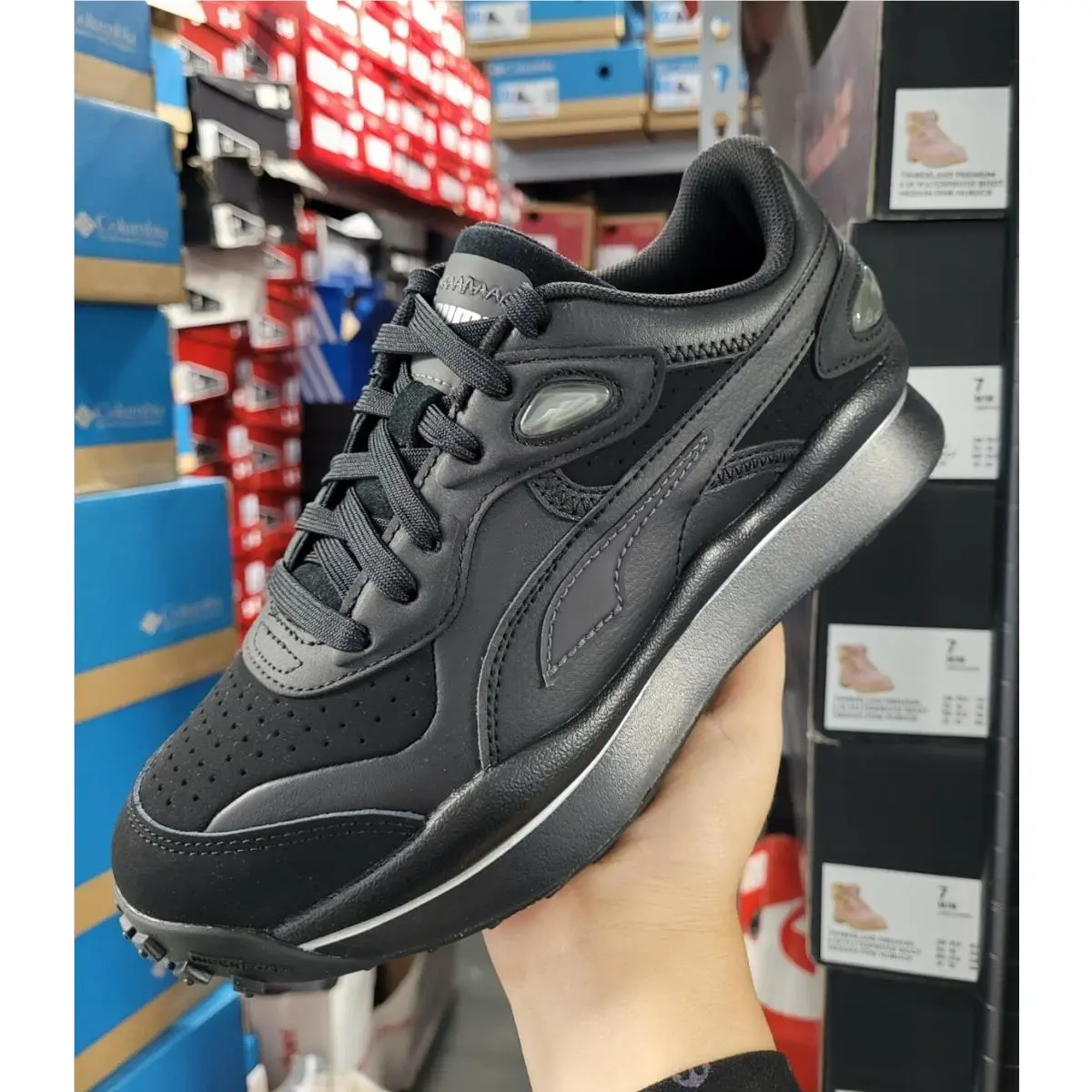 Street Rider Militia 380428 01 Women`s/youth Shoes Black Asphalt by Puma