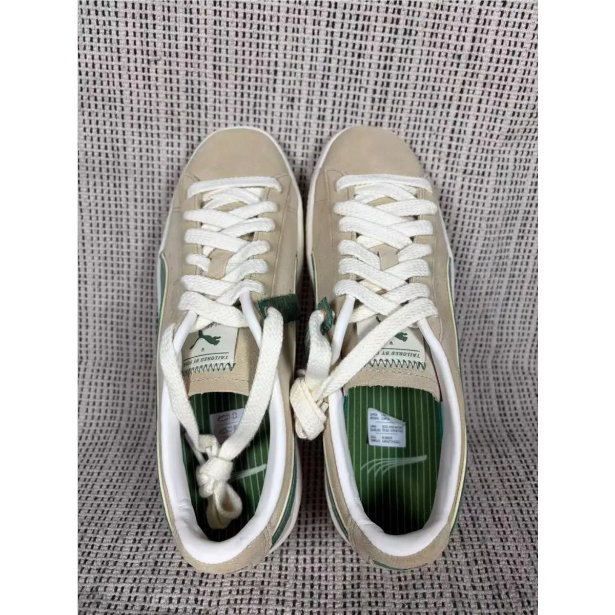 Puma shoes - PUMA Suede - Suede - 388148-01 - Green 1