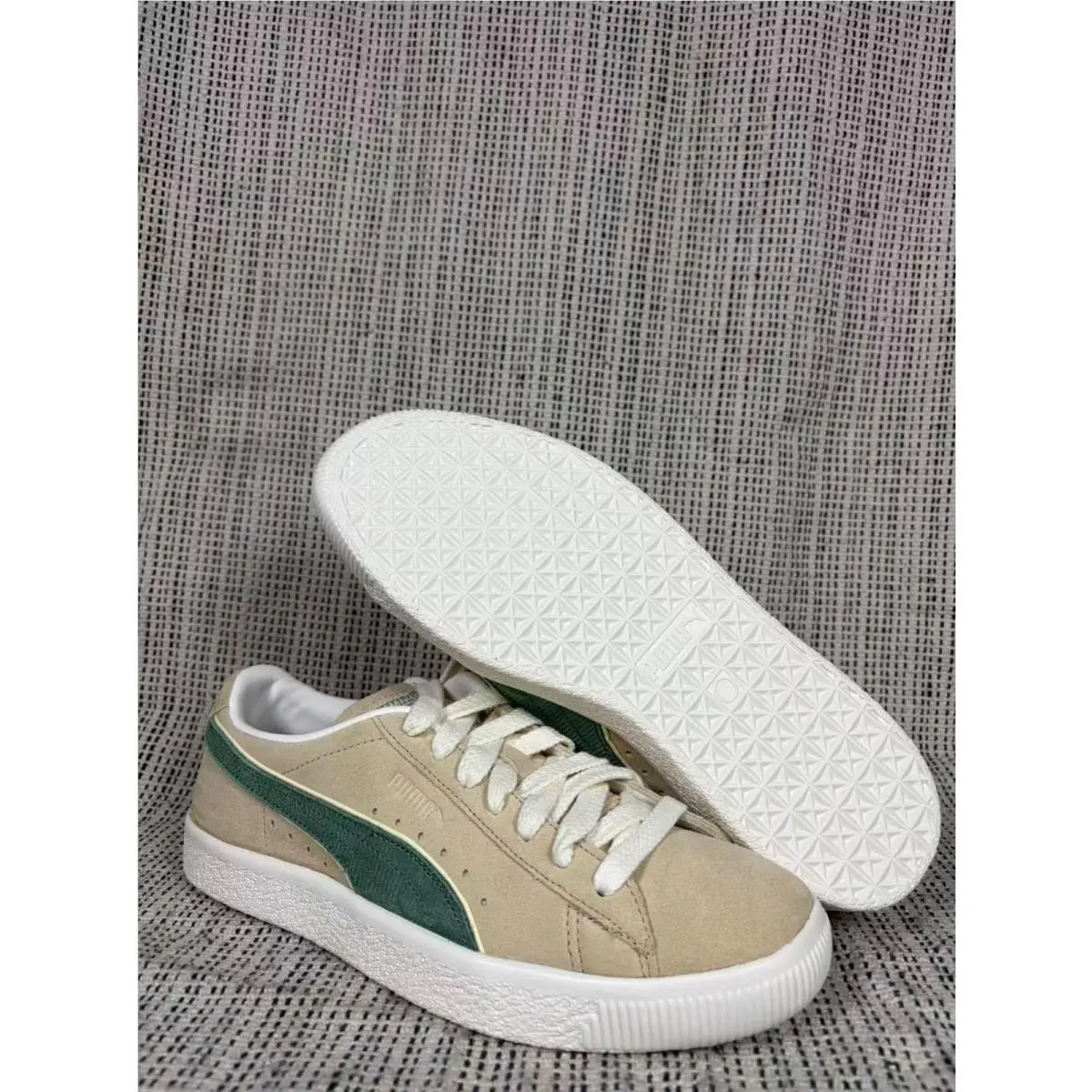 Puma shoes - PUMA Suede - Suede - 388148-01 - Green 2