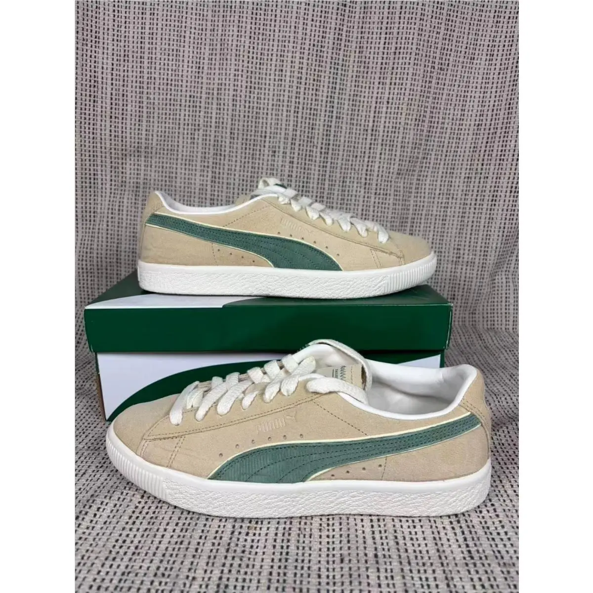 Puma shoes - PUMA Suede - Suede - 388148-01 - Green 12