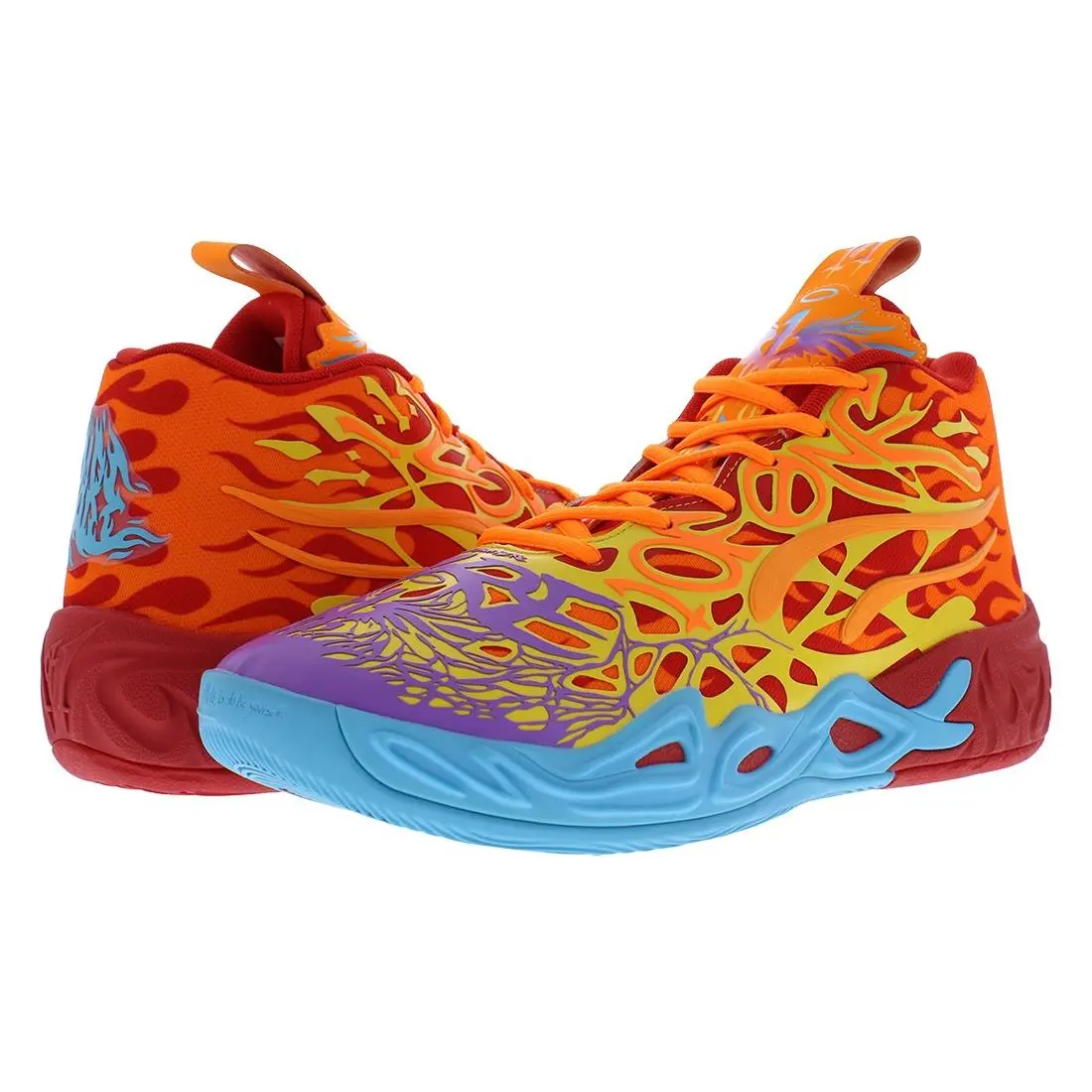 Puma shoes - Red/Orange Glow/Fluro Orange Pes/Purple Glimmer, Main: Red 1