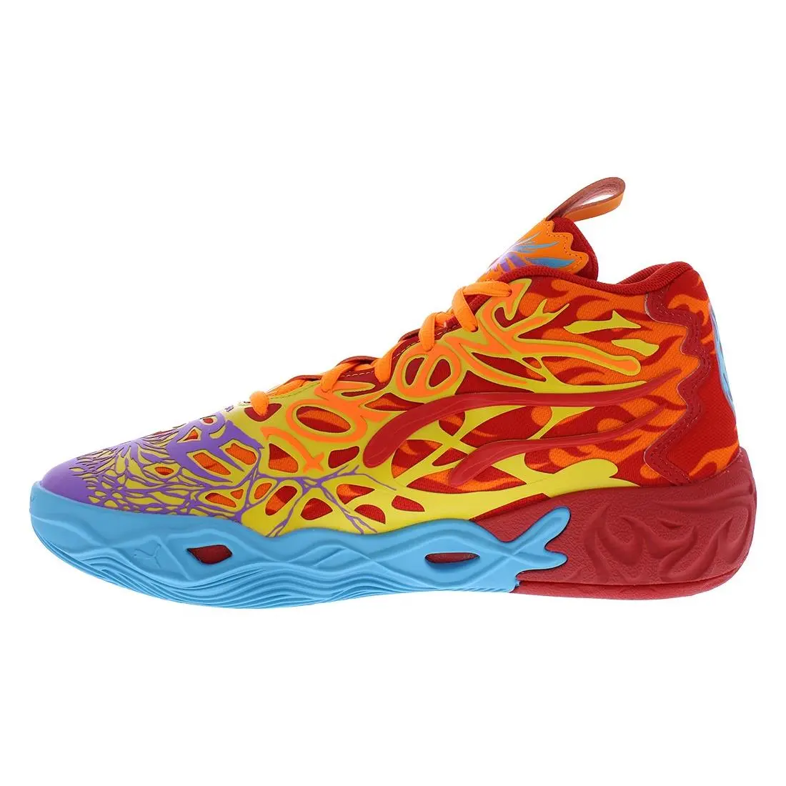 Puma shoes - Red/Orange Glow/Fluro Orange Pes/Purple Glimmer, Main: Red 2