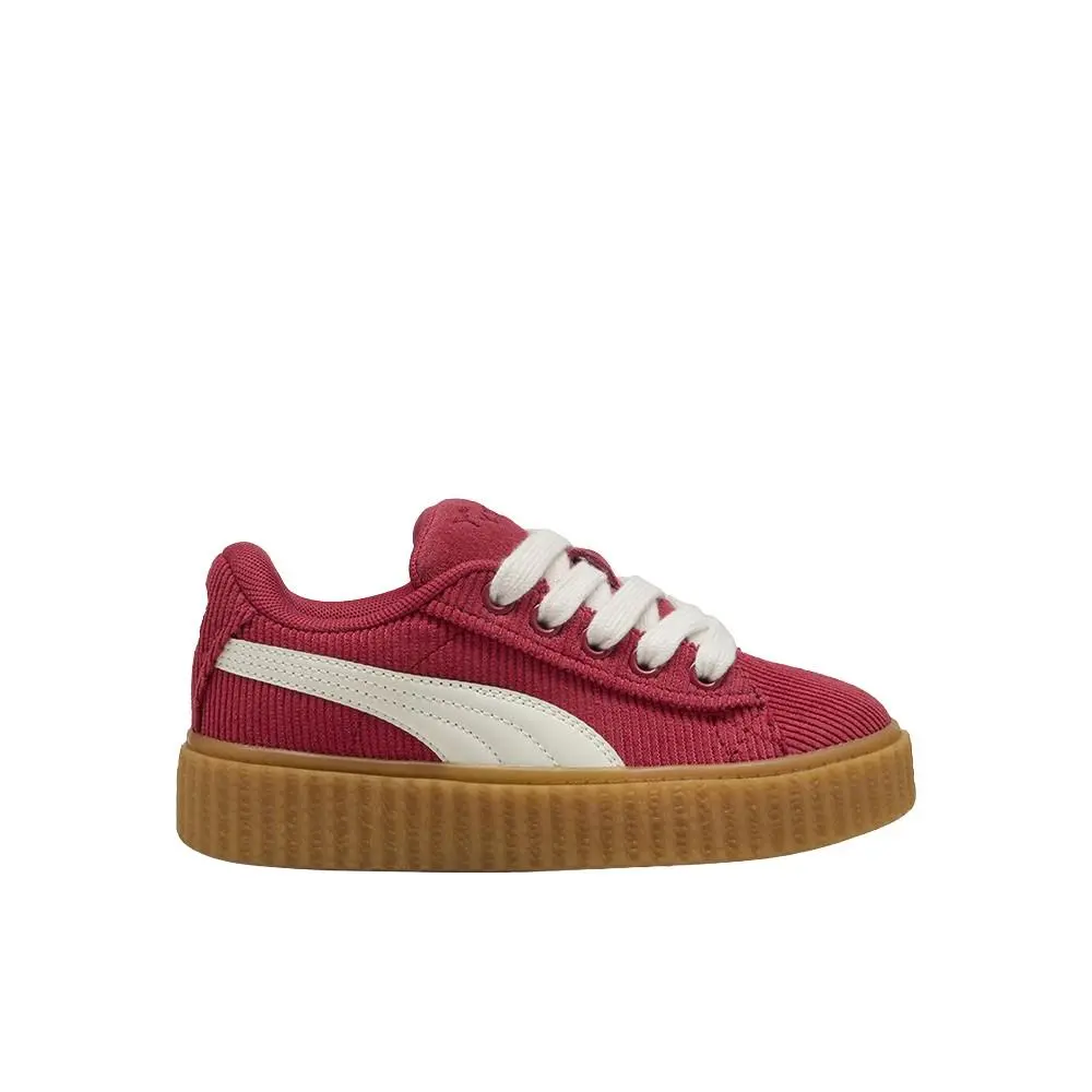 Fenty X Creeper Phatty Corduroy Lace Up Youth Girls Red Sneakers Casual S by Puma