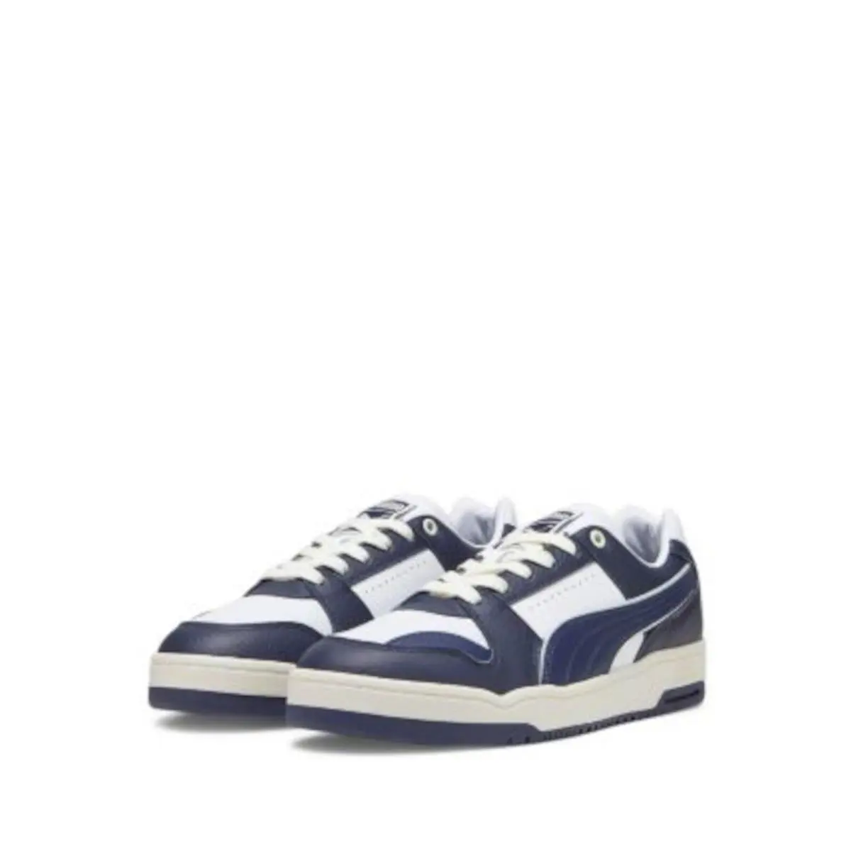 Puma Mens White Padded Slipstream Round Toe Wedge Leather Sneakers Shoes 12