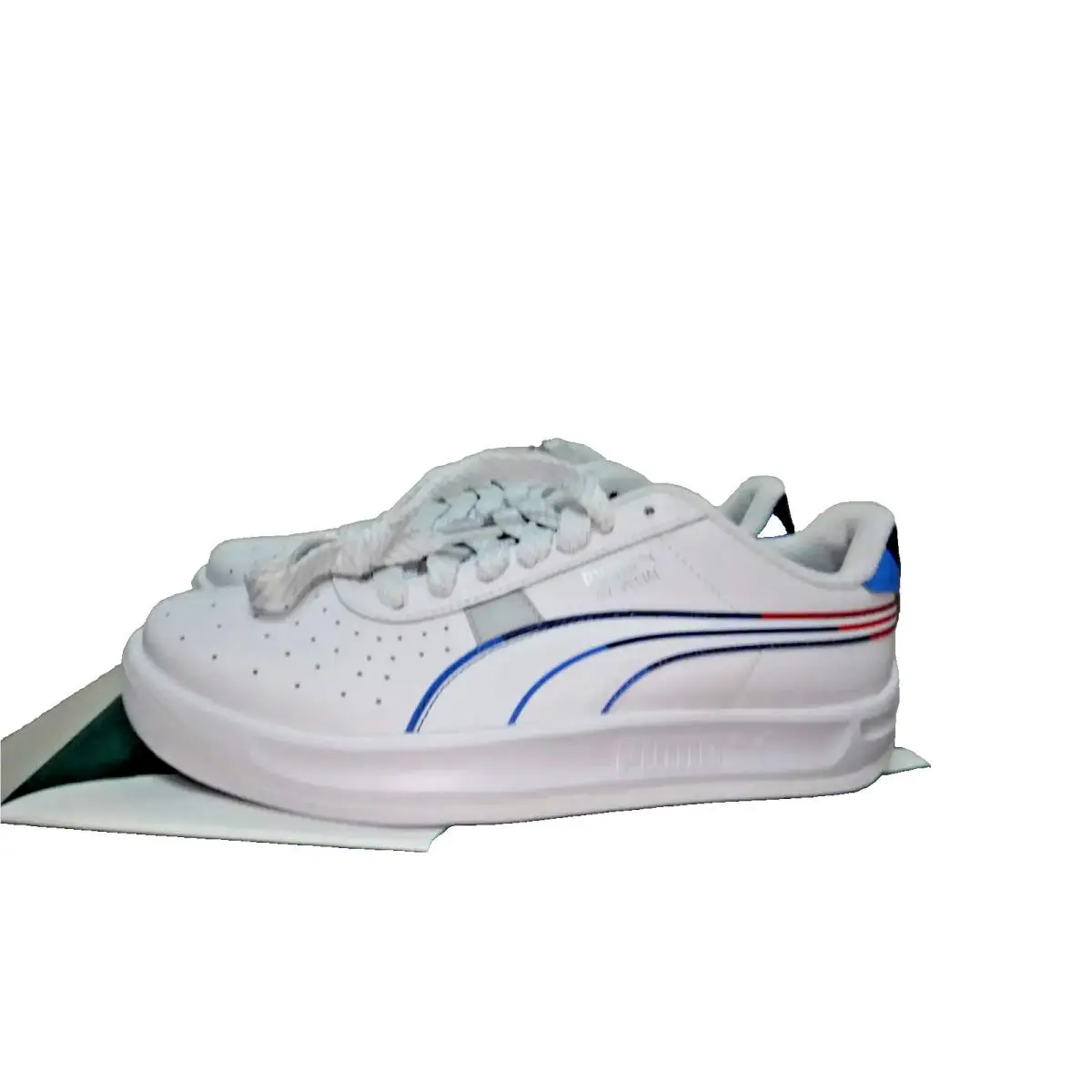 Puma Bmw Motorsport GV Special Men`s 12 White Leather Sneakers 306619 02