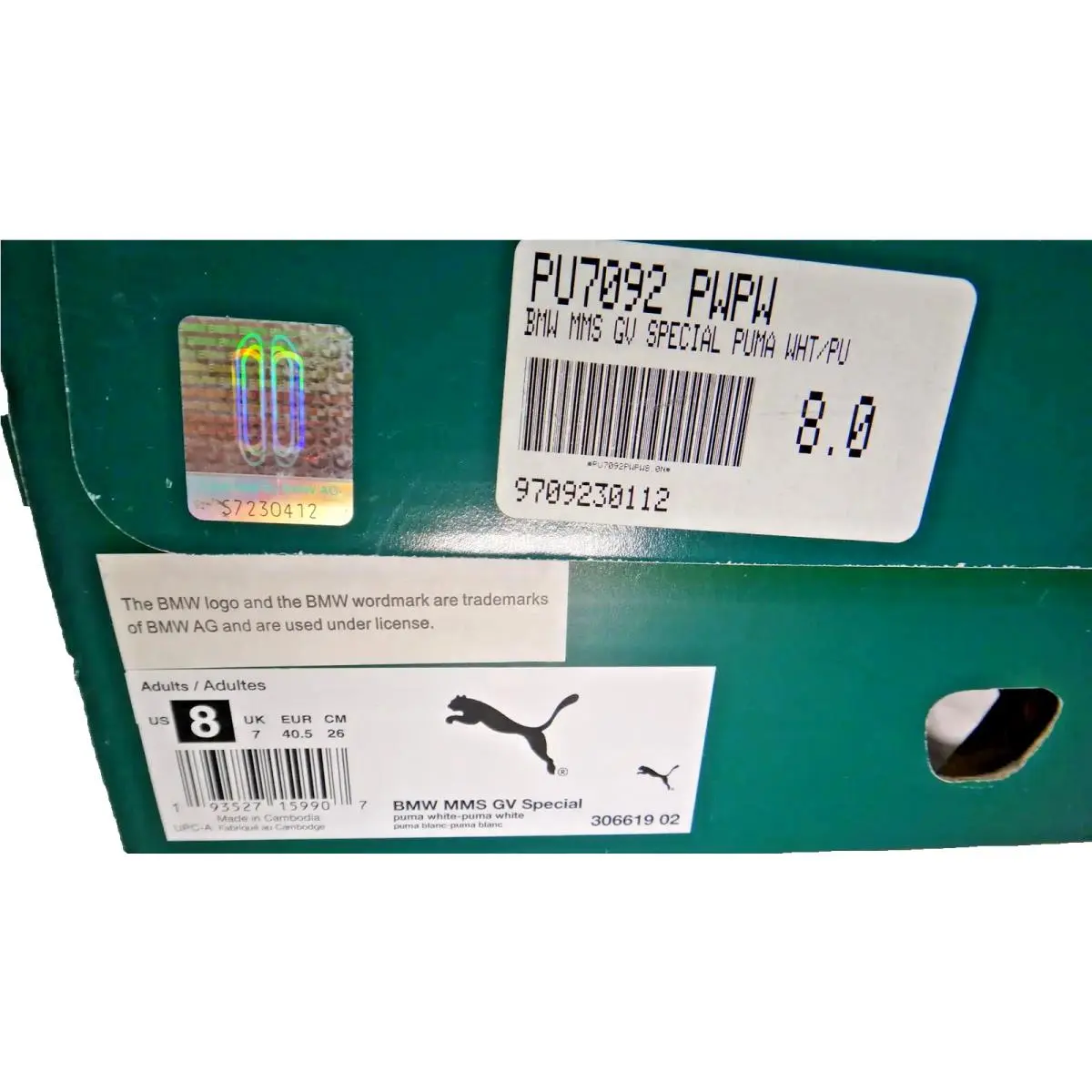 Puma shoes - PUMA GV Special - Special - 306619-02 - White 2