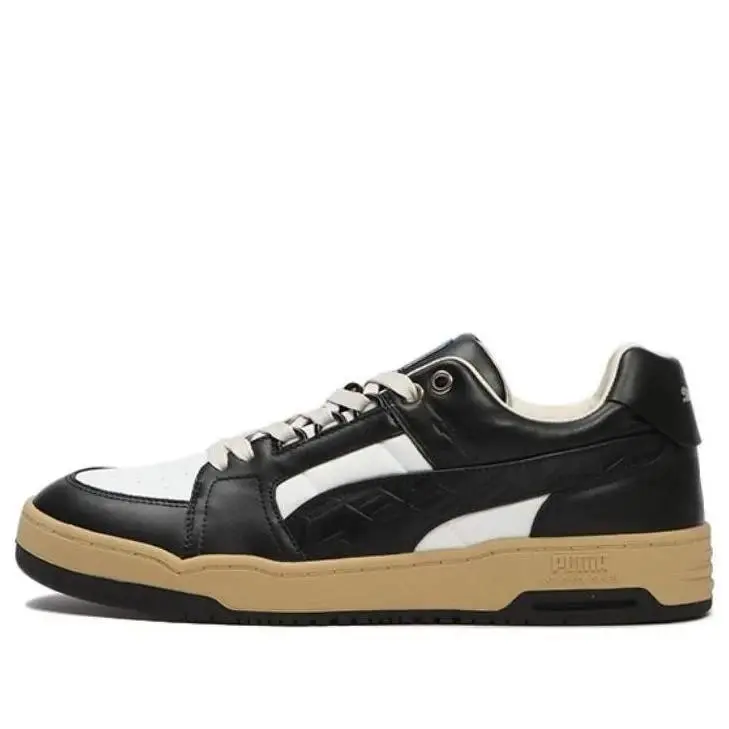 Mens Size 7.5 -  Slipstream Lo Court X Mcm White-black Shoes Sneakers by Puma