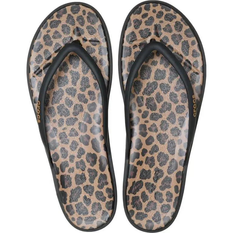 Crocs shoes - Black/Sepia/Leopard 8