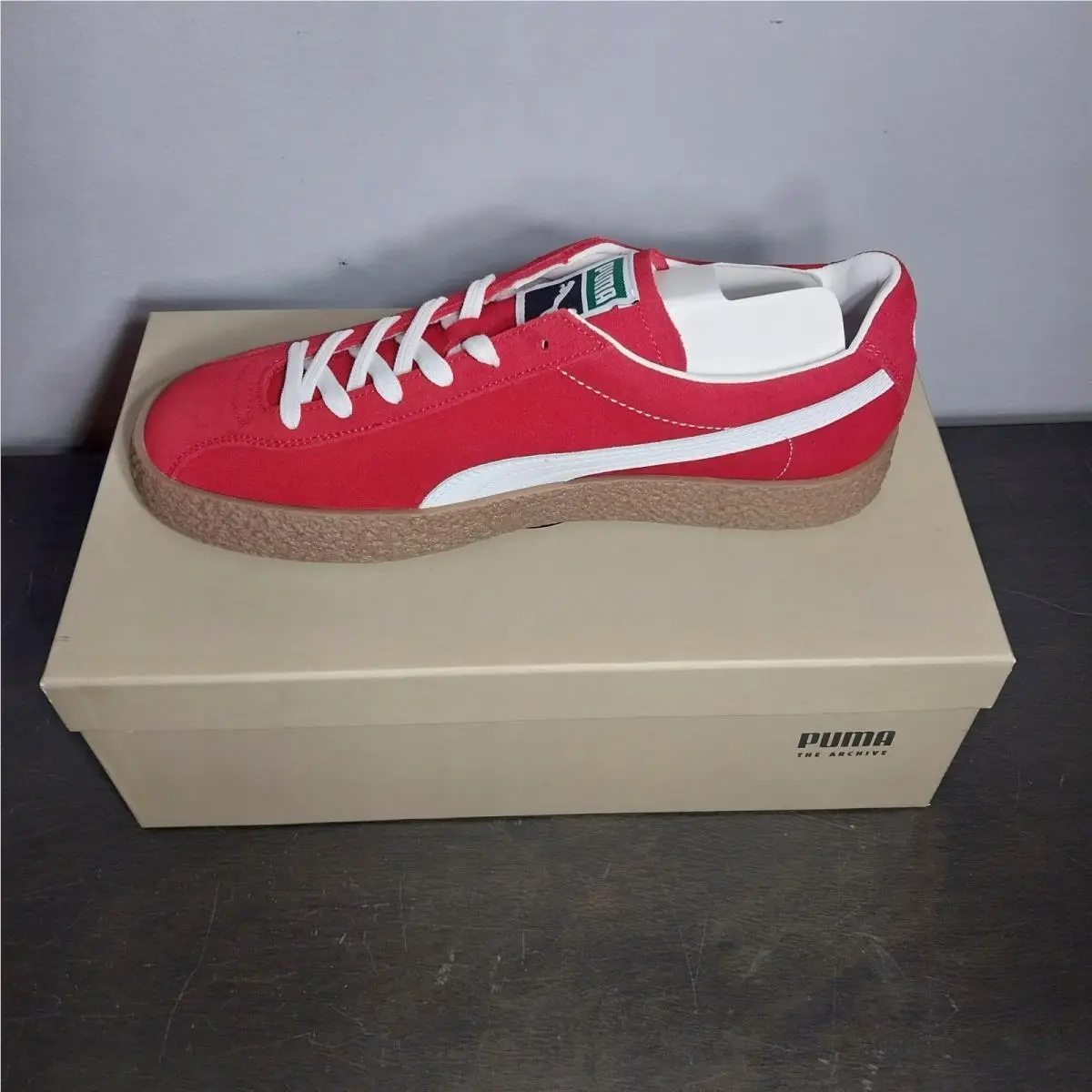 Puma shoes - PUMA Muenster - Muenster - 384218-02 - Red 1