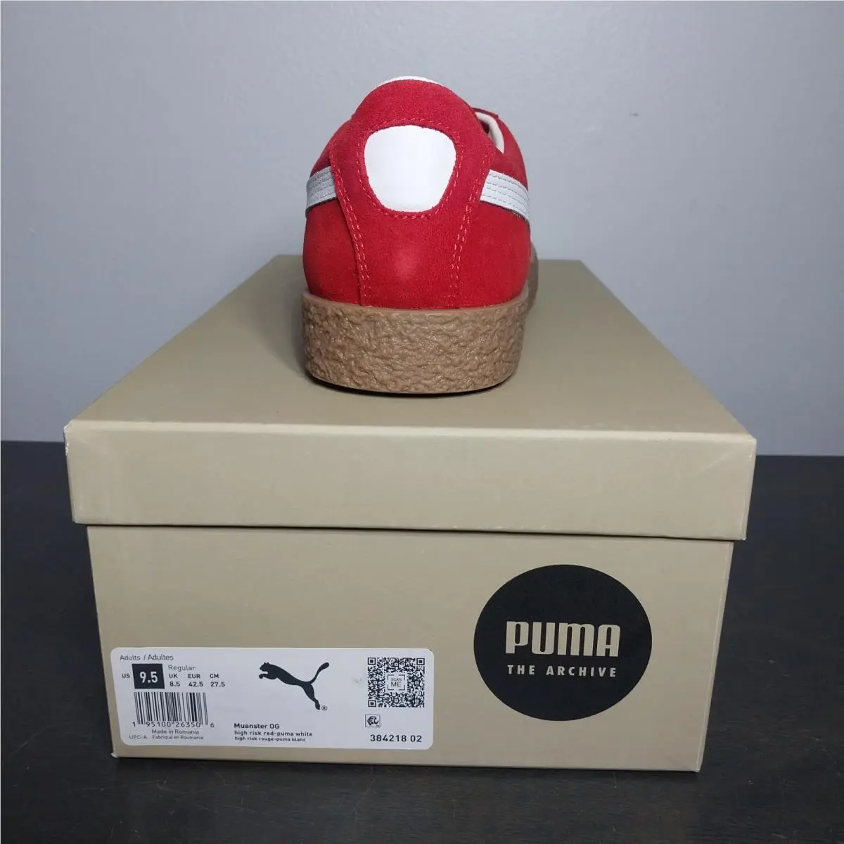 Puma shoes - PUMA Muenster - Muenster - 384218-02 - Red 4