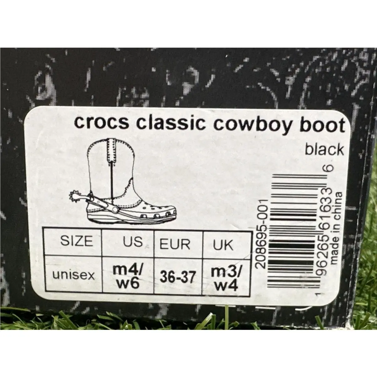 Crocs shoes - Classic Cowboy Boot - Classic Cowboy Boot - 208695-001 - Black 0
