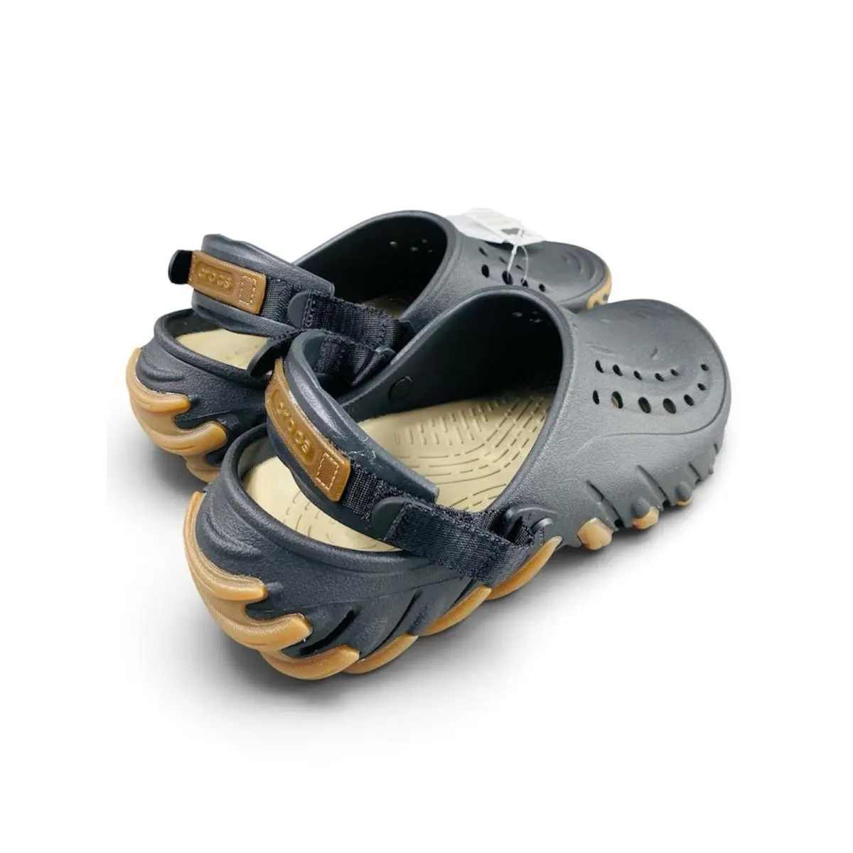 Crocs Echo Clog Womens 10 Mens 8 Desert Grass Shoes Slides Slip On Hook Loop