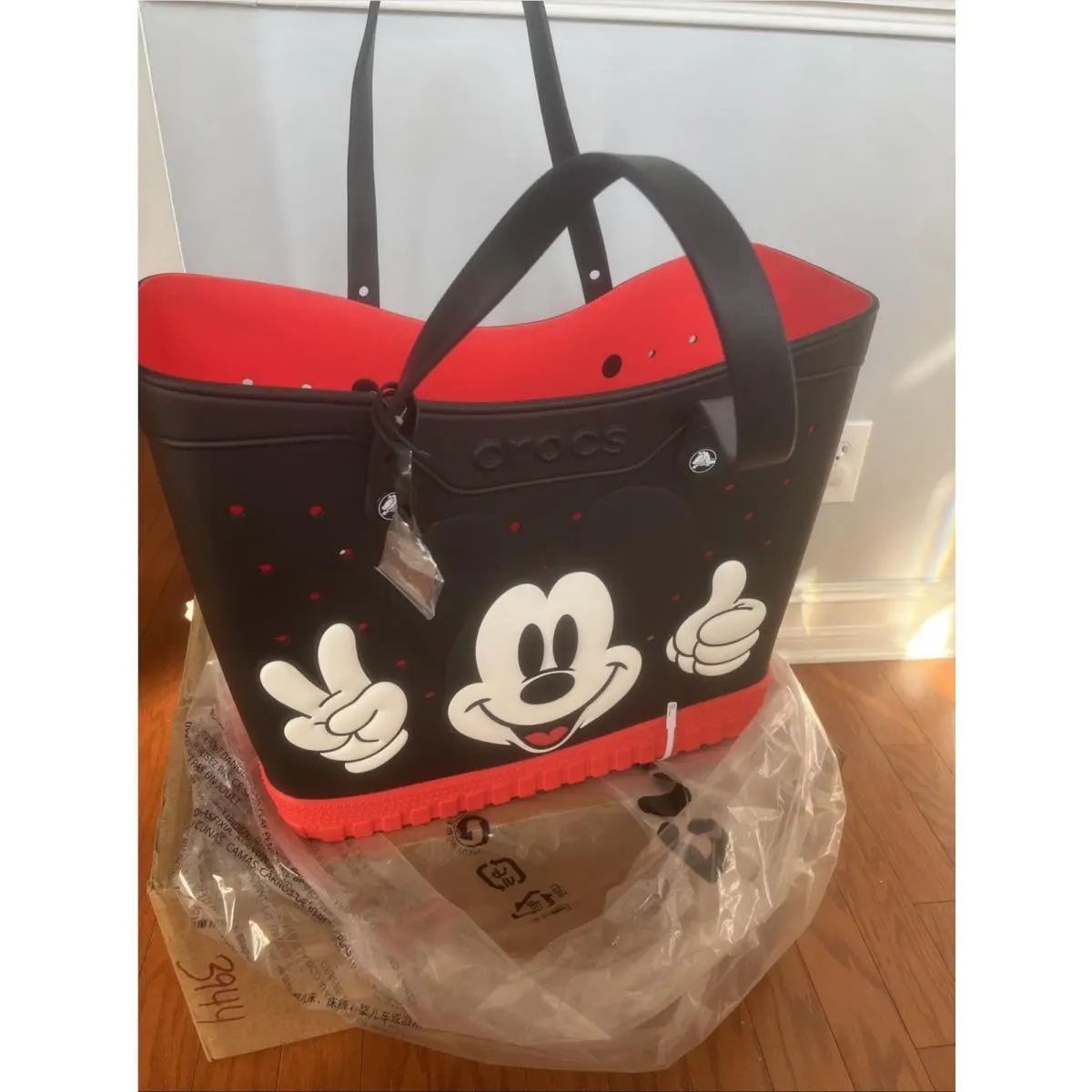 Crocs Mickey Mouse Classic Large Tote Bag