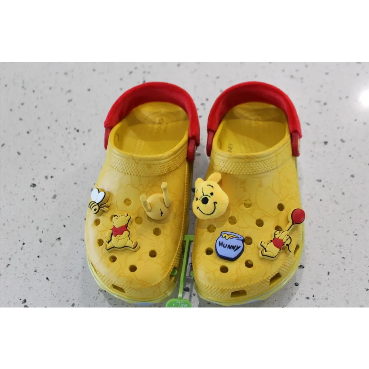 Womens Crocs SZ 6 Clogs Disney Winnie The Pooh Platform