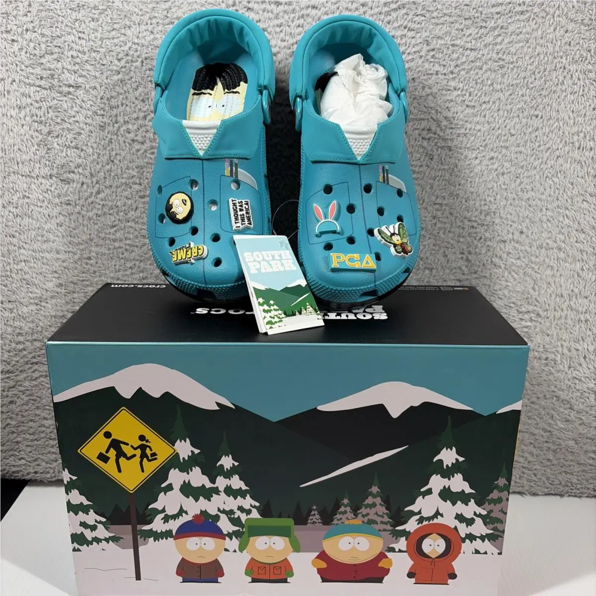 South Park Crocs Randy Classics M8 W10 Blue 211502-90H