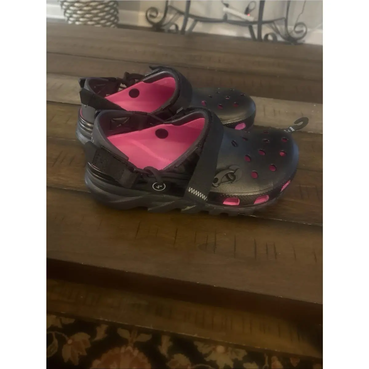 Crocs shoes - Crocs Duet Max Clog II - 207268-001 - Black/Pink 3