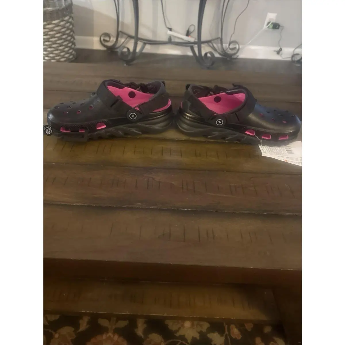 Crocs shoes - Crocs Duet Max Clog II - 207268-001 - Black/Pink 4