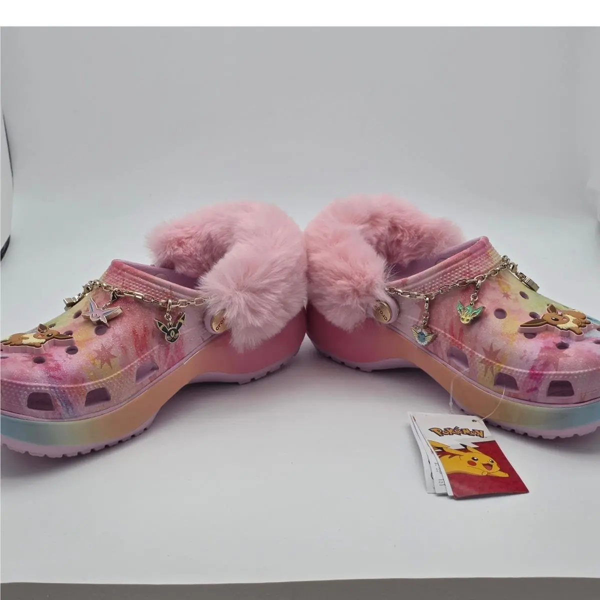 Crocs shoes - Eevee Pokemon Classic Platform Clog - Multicolor 5