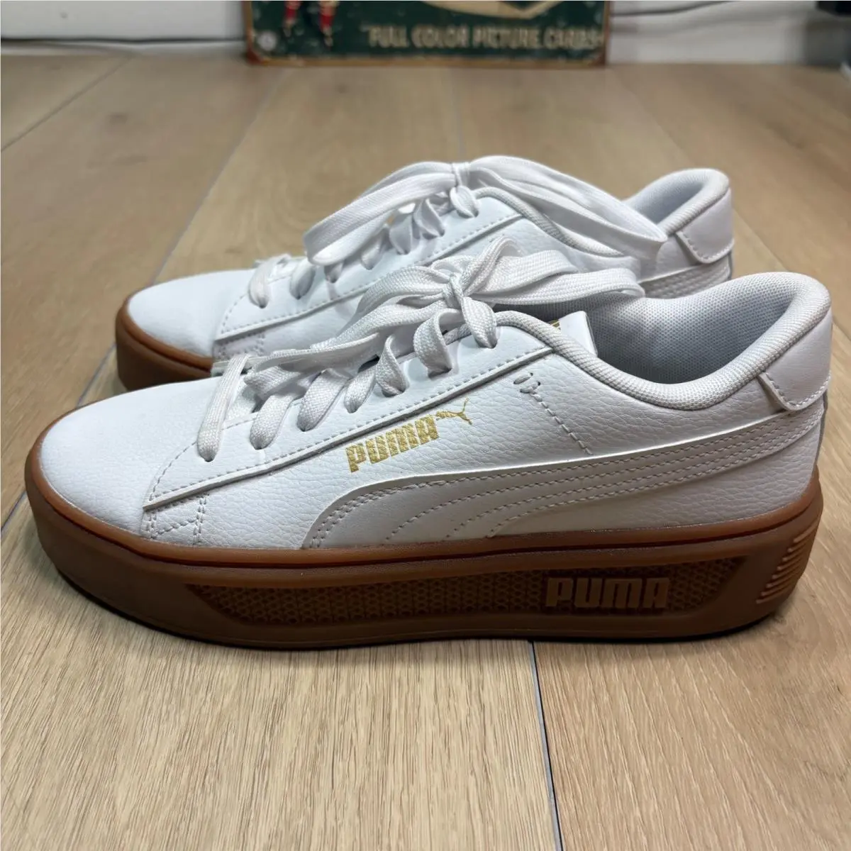 Puma shoes - Smash 3.0 Platform - Smash Platform - White 2