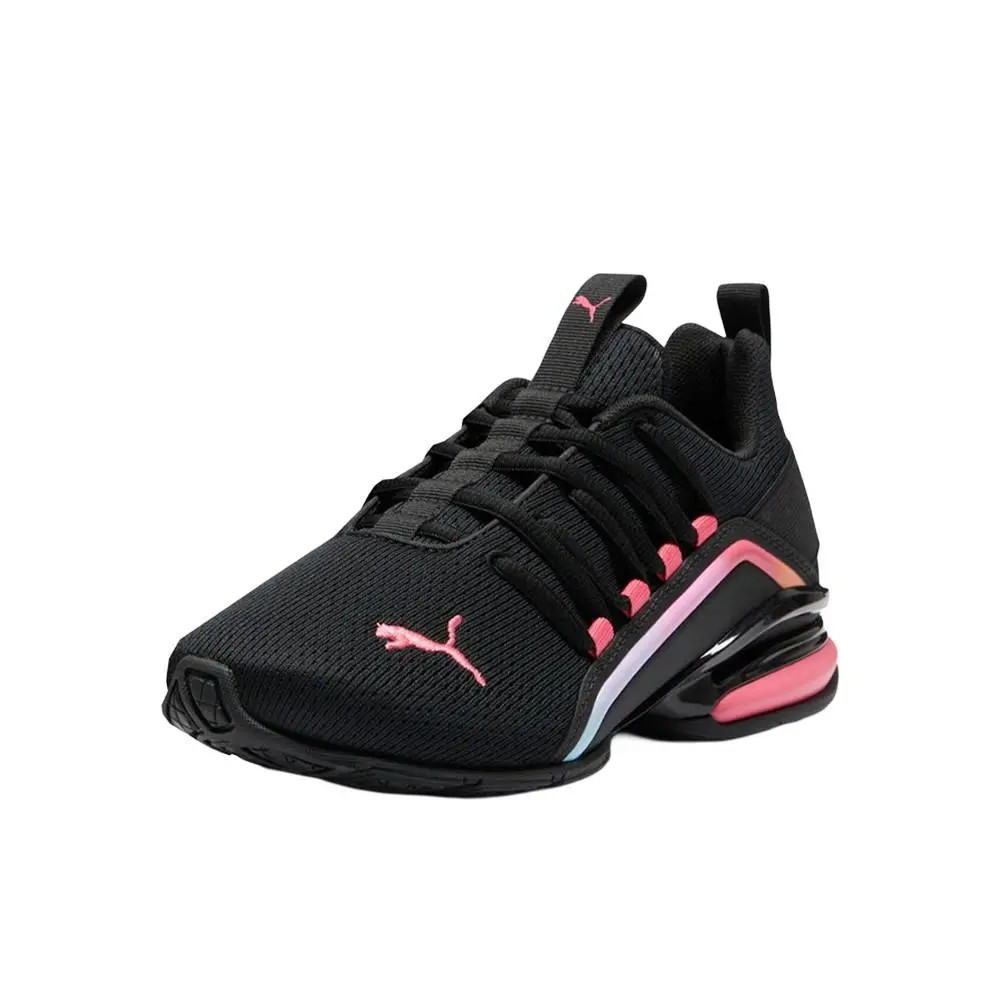 Puma shoes - PUMA Axelion Mesh Sunset Fade Lace Up  Youth - 39919601 - Black (UPC: 197671714838) 0