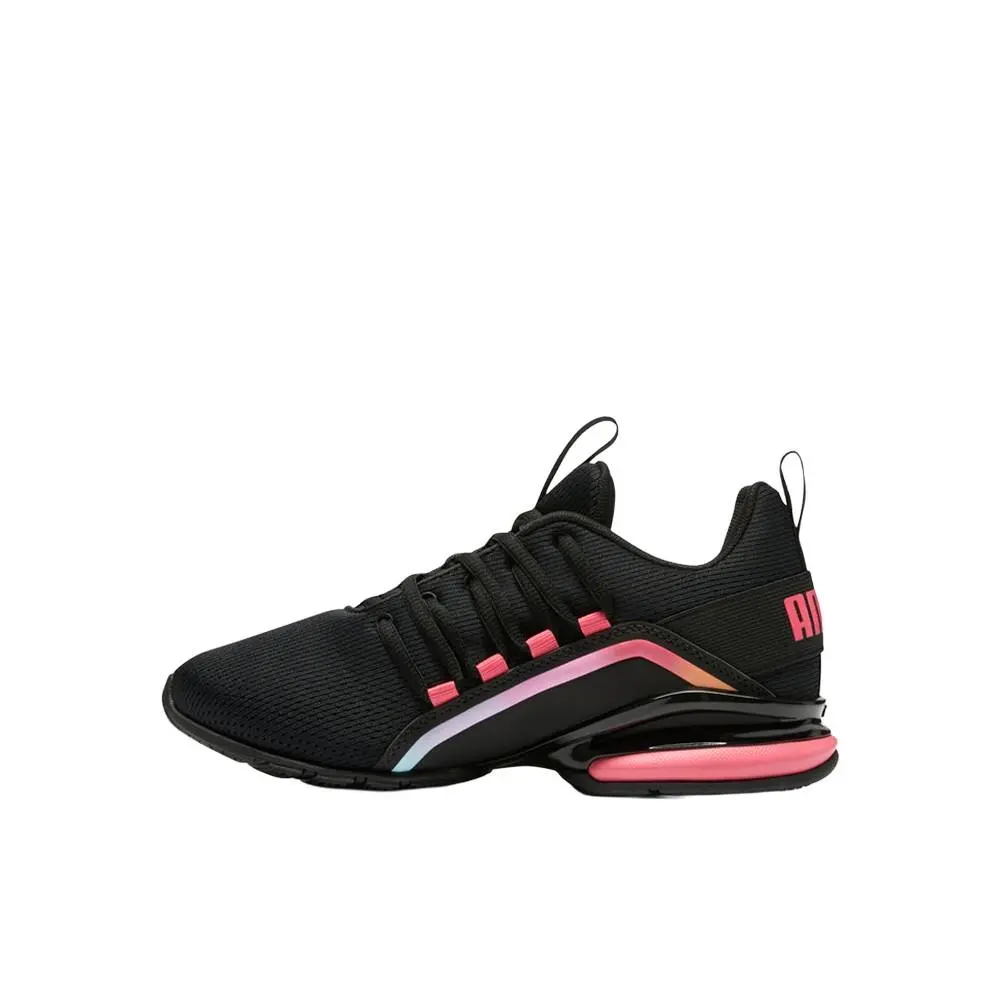 Puma shoes - PUMA Axelion Mesh Sunset Fade Lace Up  Youth - 39919601 - Black (UPC: 197671714838) 1
