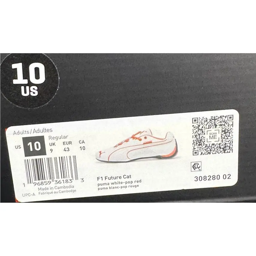 Puma shoes - F1 Formula 1 Future Cat - White 5