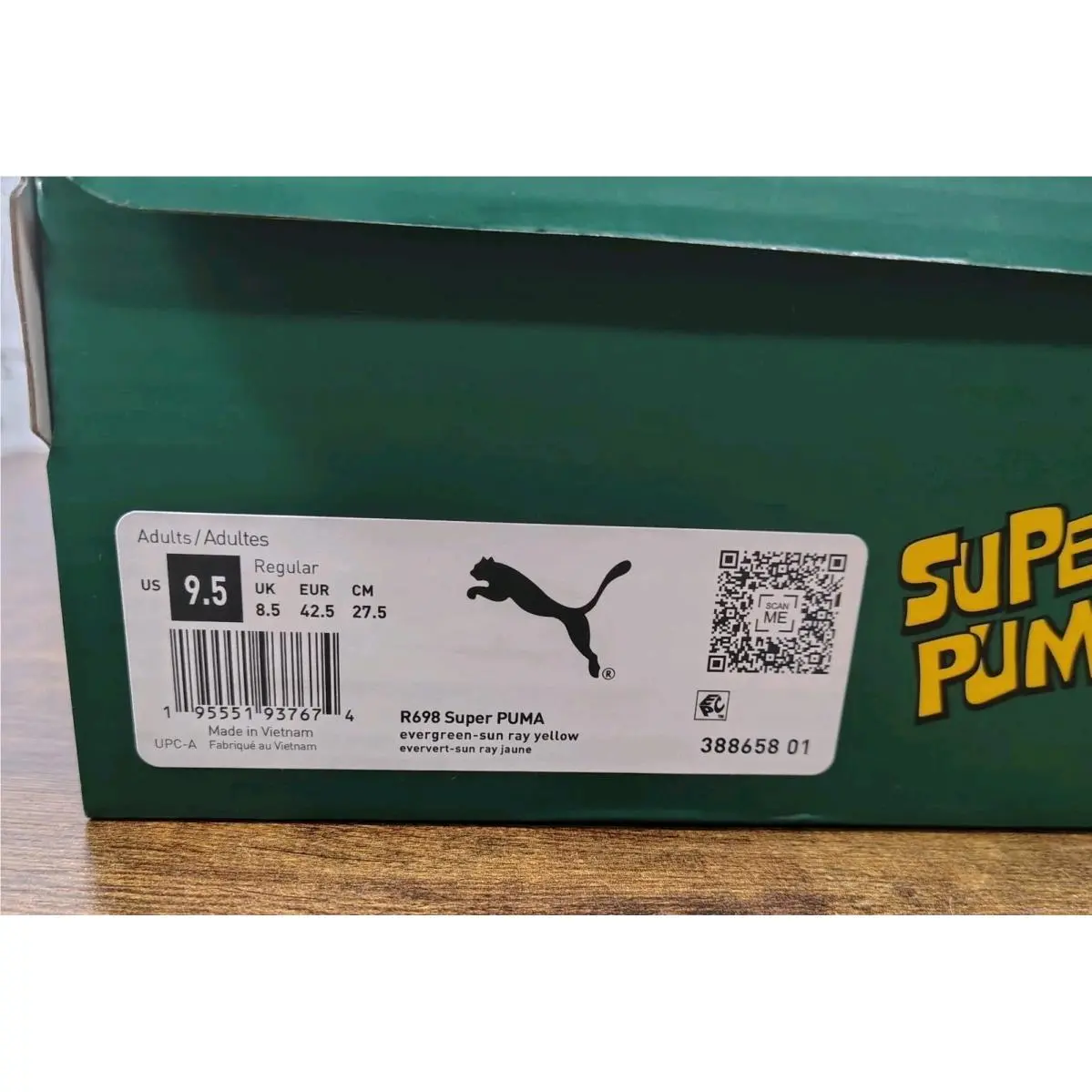 Puma shoes - PUMA R698 - 933871-01 - Green 8