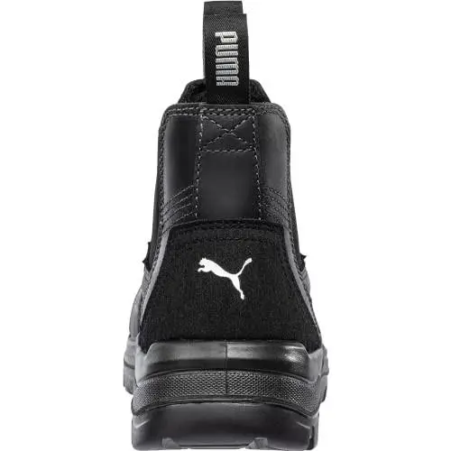 Black -  Men`s Tanami Double Gore Black Soft Toe Mid Industrial Shoe by Puma
