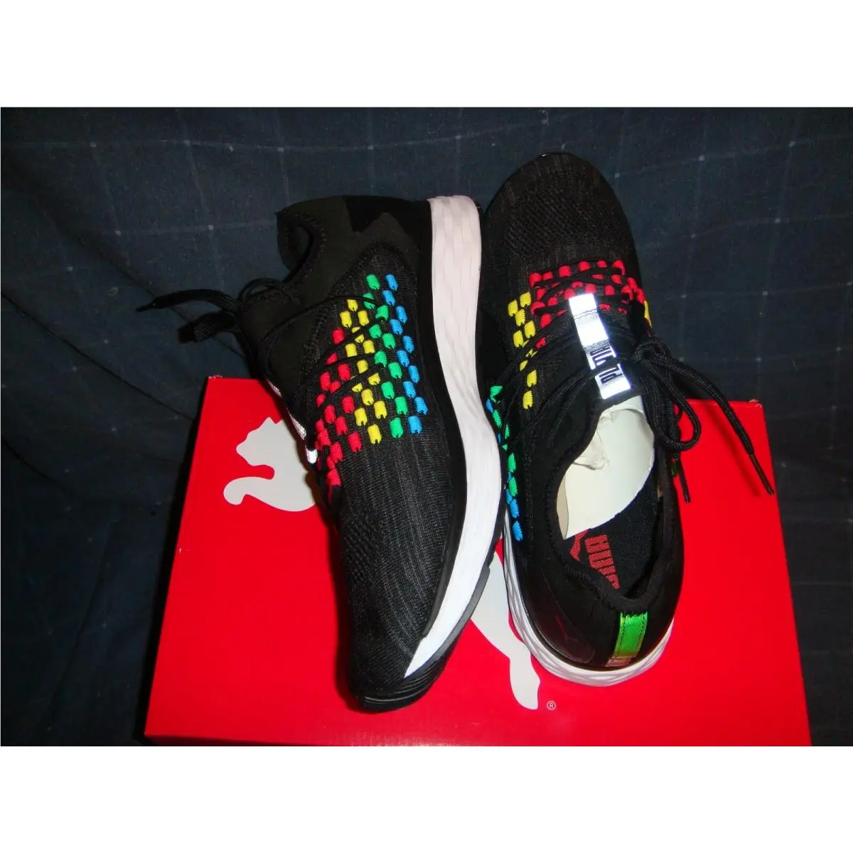 Speed 600 Fusefit Heat Map Men Shoes / Sneakers Black Mesh 10.0US by Puma
