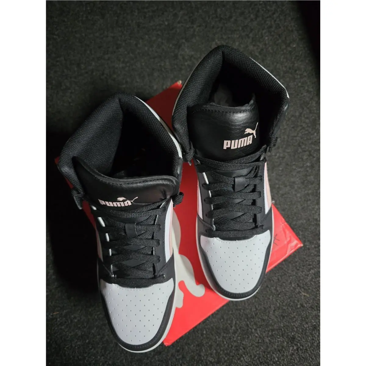Puma shoes - PUMA Rebound LeyUp SL - Rebound LeyUp - Black/White/Pink 3