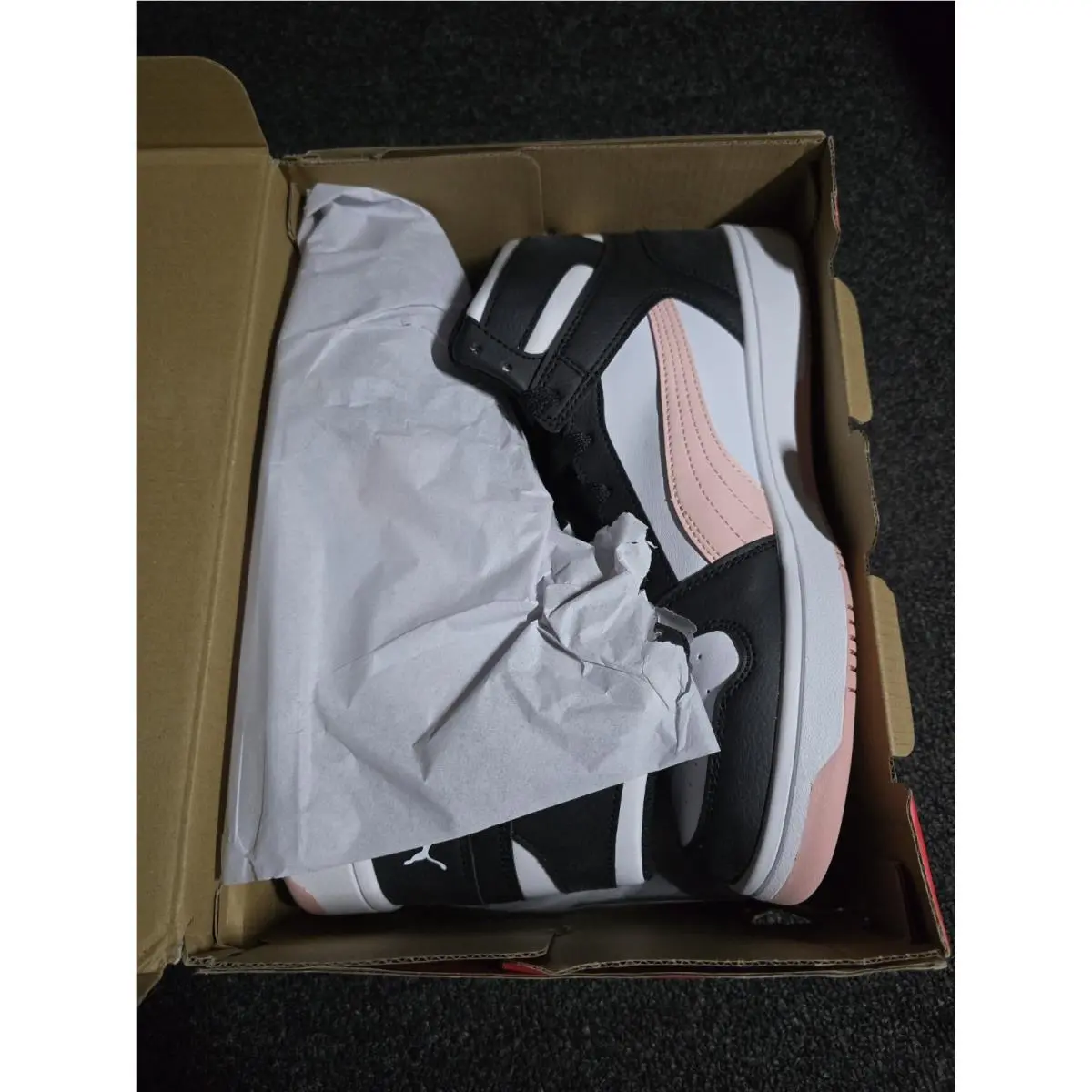 Puma shoes - PUMA Rebound LeyUp SL - Rebound LeyUp - Black/White/Pink 4