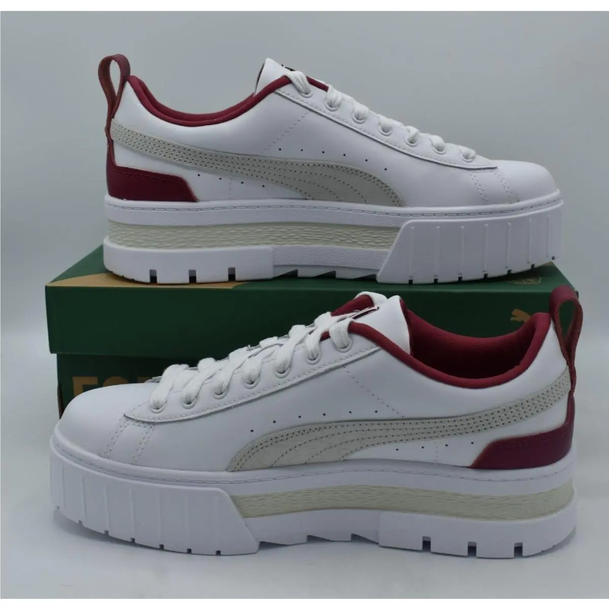 Puma shoes - PUMA Platform - Platform - White (UPC: 197673249819) 8