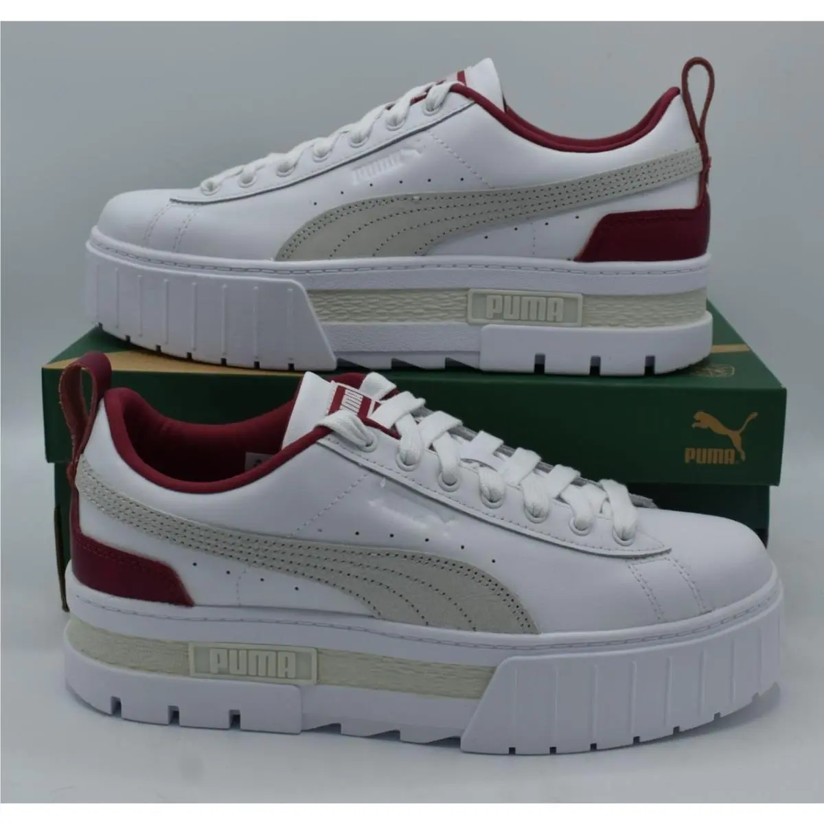 Puma shoes - PUMA Platform - Platform - White (UPC: 197673249819) 9