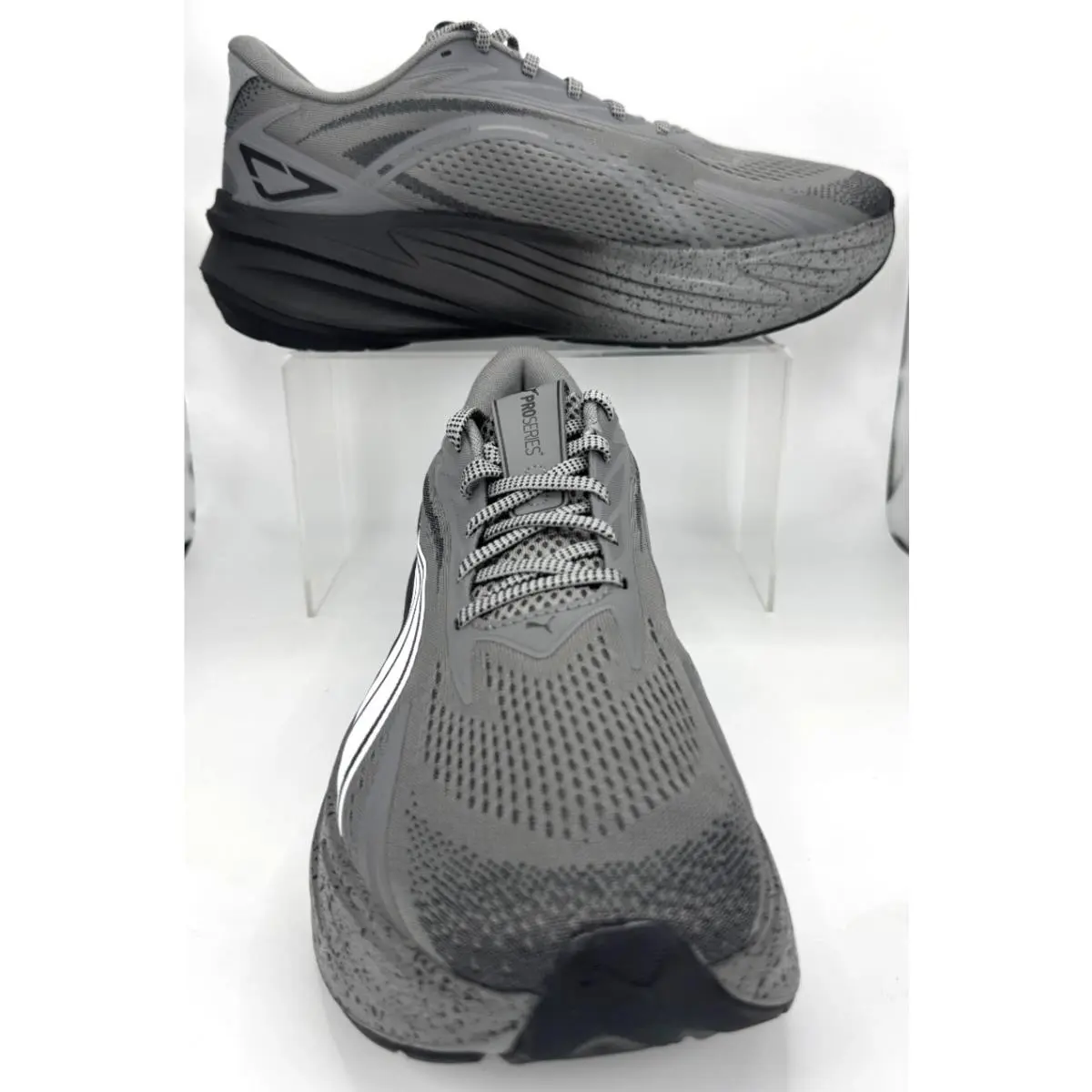 Maxima Pro Speckle Men Running Shoes Gray Black Size 11.5 314255-01 by Puma