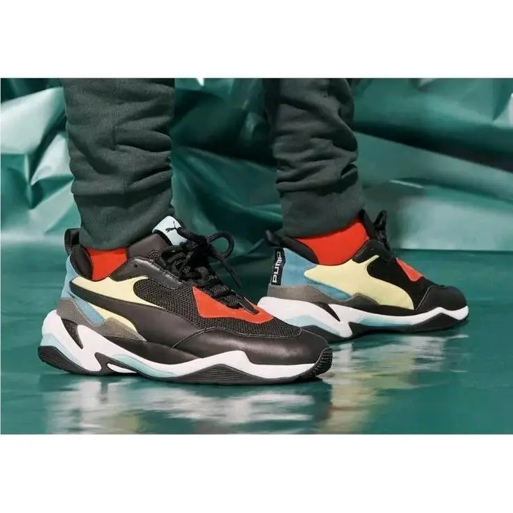 Thunder Spectra 36751601 Black Yellow Red Men`s Running Shoes Size 12 US by Puma