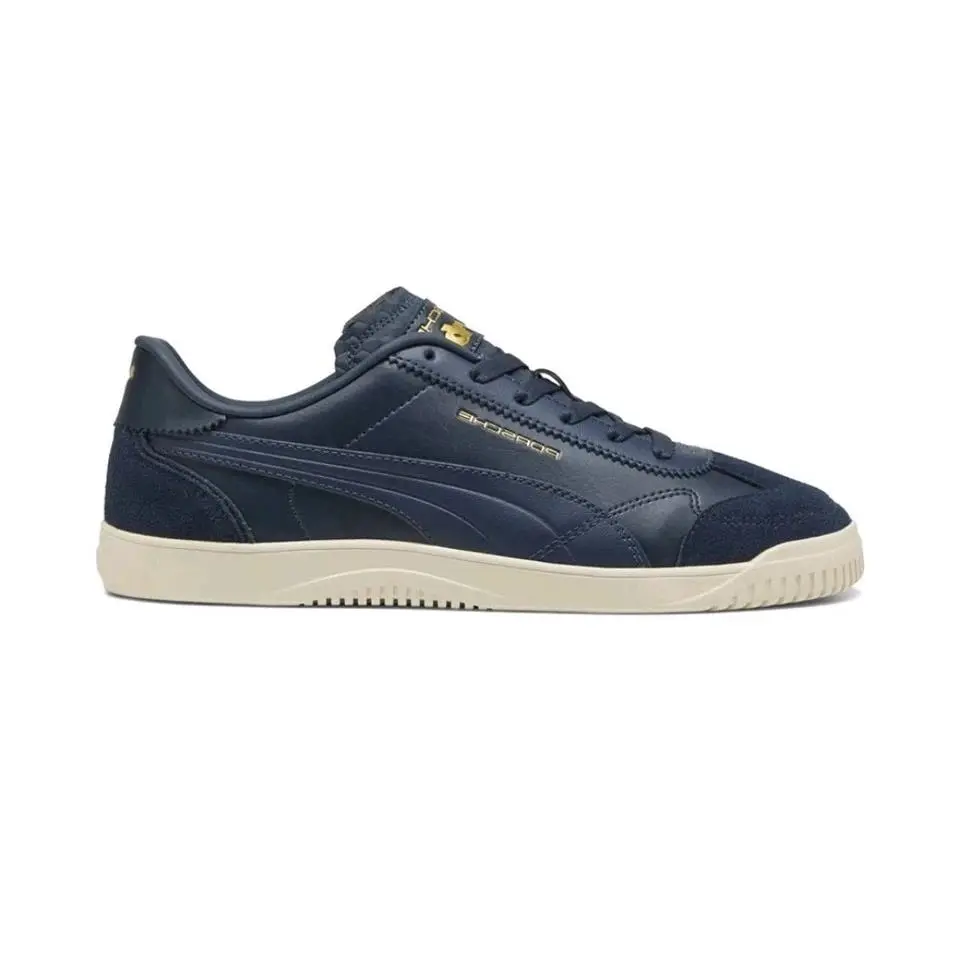 Porsche Legacy X Club 5V5 Lux Lace Up Mens Blue Sneakers Casual Shoes 8.5 by Puma