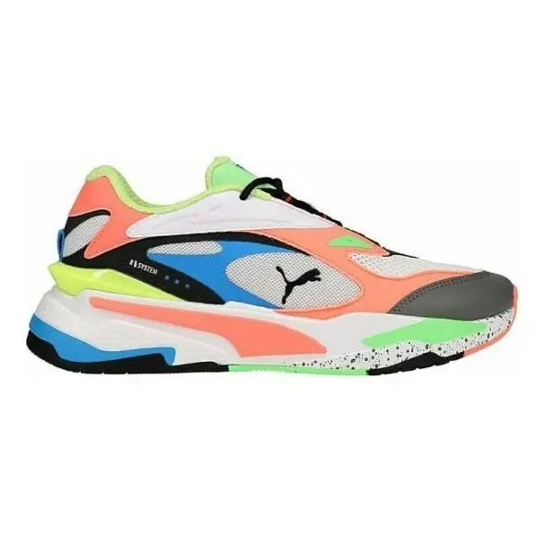 Puma shoes - RS-FAST - 368783 01 - Puma White / Nrgy Peach / Nrgy Blue 2