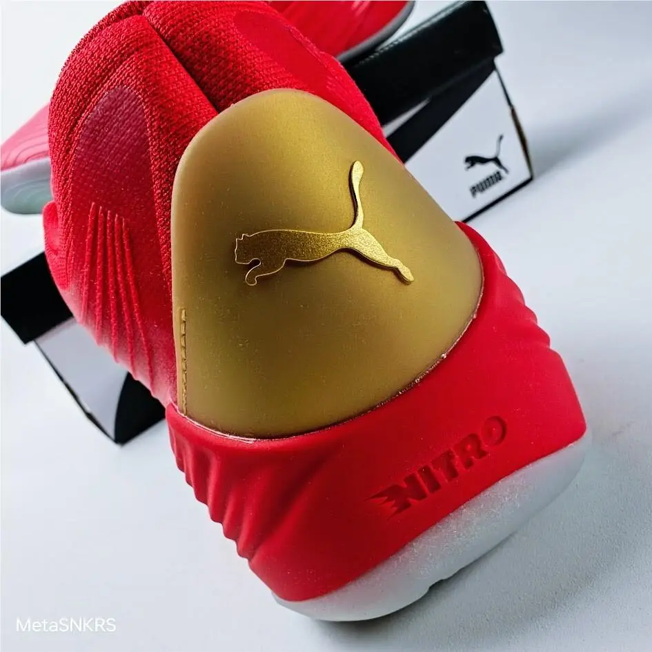 Puma shoes - PUMA Fusion Nitro - Fusion Nitro - 195587-04 - High Risk Red/ Puma Team Gold 8