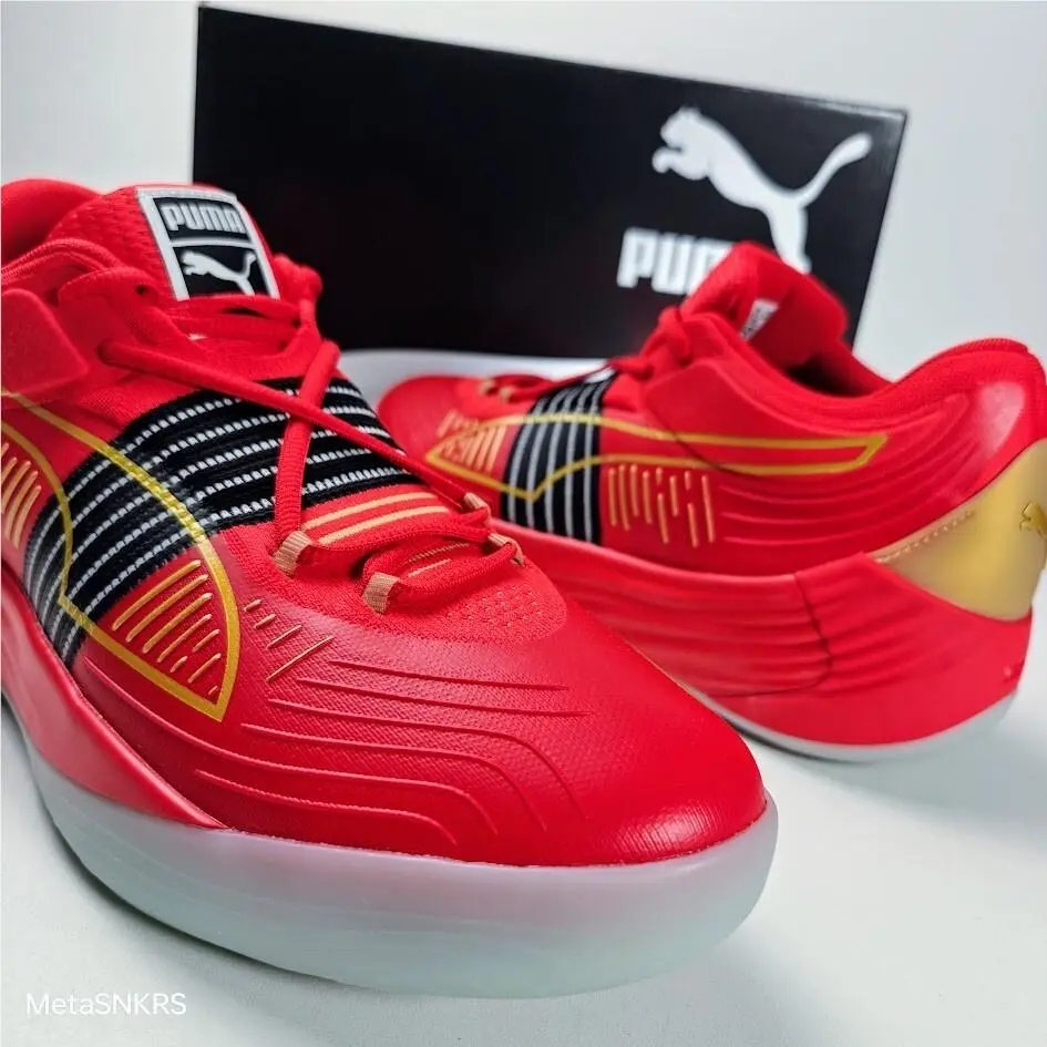 Puma shoes - PUMA Fusion Nitro - Fusion Nitro - 195587-04 - High Risk Red/ Puma Team Gold 1