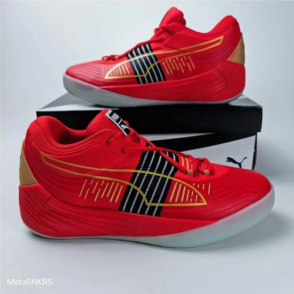 Puma shoes - PUMA Fusion Nitro - Fusion Nitro - 195587-04 - High Risk Red/ Puma Team Gold 3