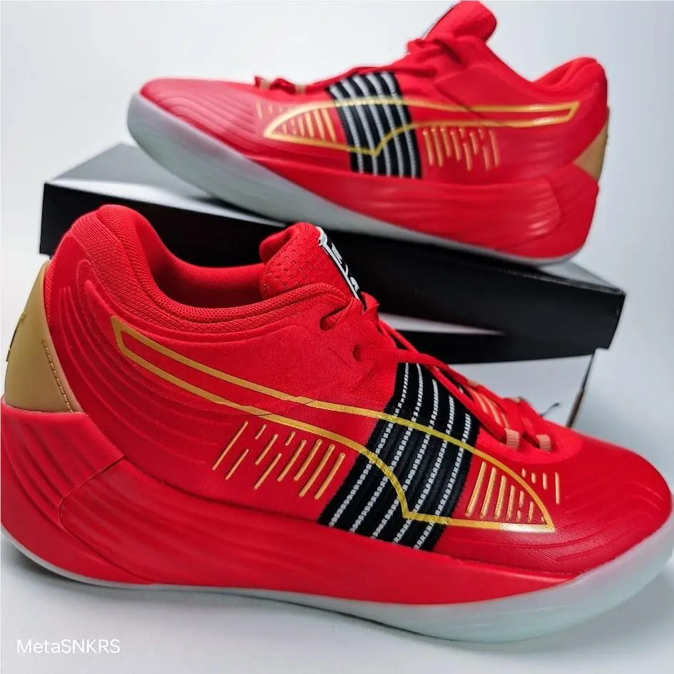 Puma shoes - PUMA Fusion Nitro - Fusion Nitro - 195587-04 - High Risk Red/ Puma Team Gold 5
